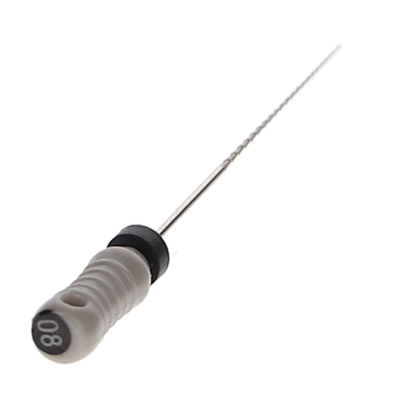 House Brand Dentistry 400482 HSB Hedstrom Endodontic Files Stainless Steel 31mm #08 Grey 6/Pk House Brand Dentistry 400482 HSB Hedstrom Endodontic Files Stainless Steel 31mm #08 Grey 6/Pk